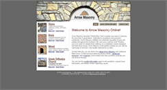 Desktop Screenshot of markarrowmasonry.com