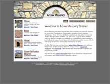 Tablet Screenshot of markarrowmasonry.com